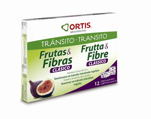 Ortis Fruits y Fibre Classic 12 Chewable Cubes - Jag Couture Beauty
