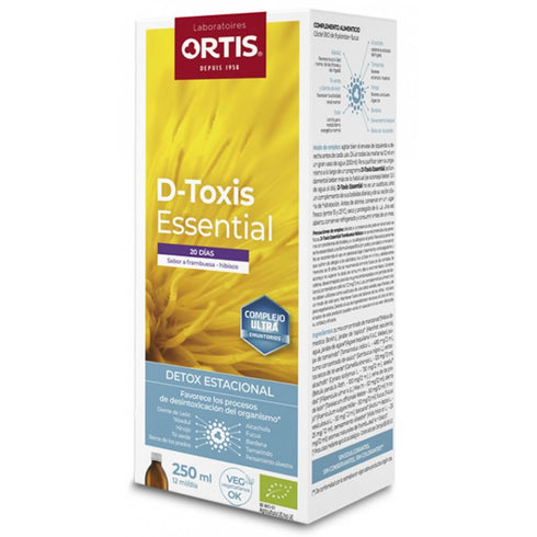 Ortis D-toxis Essential Raspberry-Hibiscus 250ml - Jag Couture Beauty