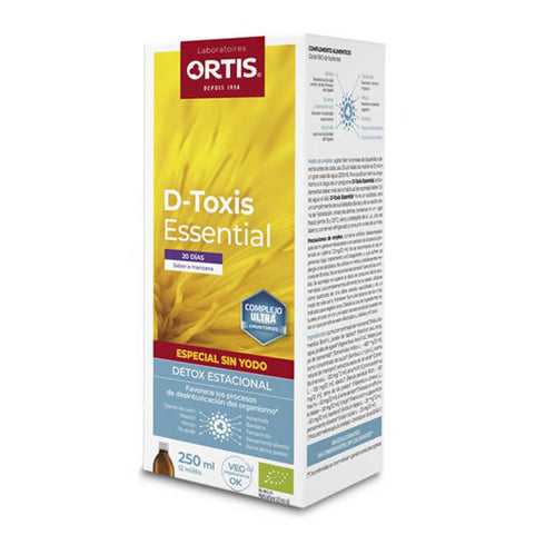 Ortis D-Toxis Essential Iodine Free Apple Bio 250ml - Jag Couture Beauty