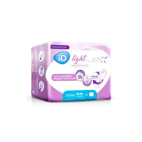 Id Light Incontinence Pads Extra 10 U Jag Couture Beauty