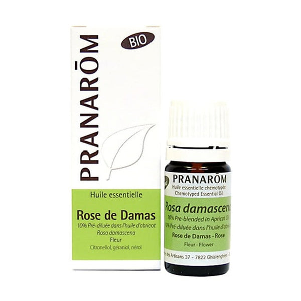 Bio Essential Oil Of Damask Rose 2 ml Pranarom Jag Couture Beauty