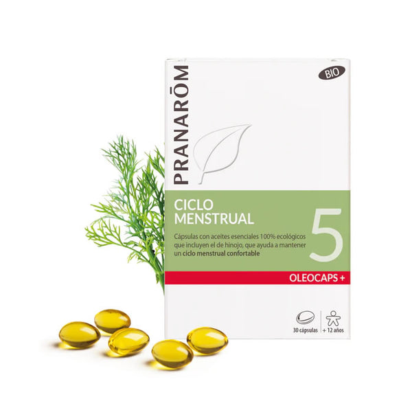 Oleocaps 5 Organic Menstrual Cycle 30 Capsules - Jag Couture Beauty