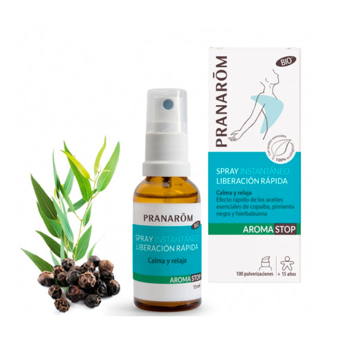 Pranarom AromaStop Rapid Release Instant Spray 15ml - Jag Couture Beauty