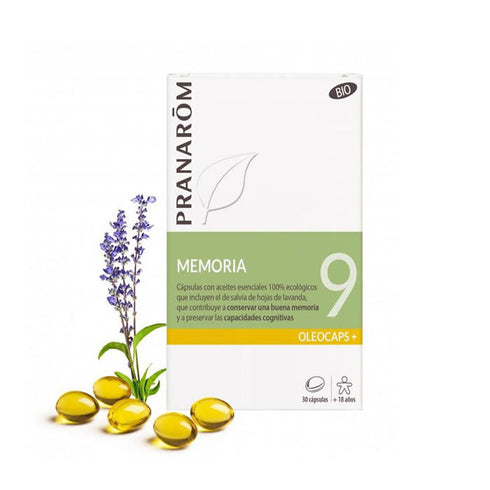 Pranarom Oleocaps 9 Gedächtnis 30 Kapseln