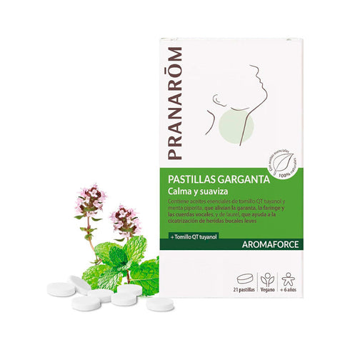 Pranarôm Aromaforce Throat Lozenges 21 Units Jag Couture Beauty