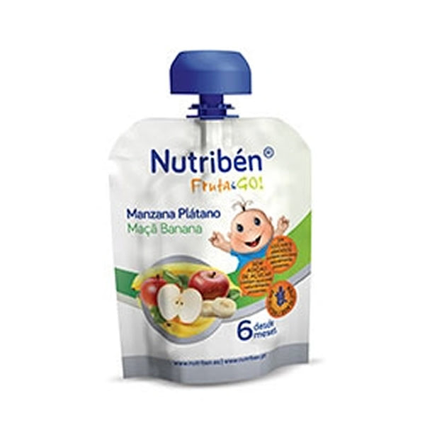Nutriben Fruit & Go Apple And Banana 90g - Jag Couture Beauty