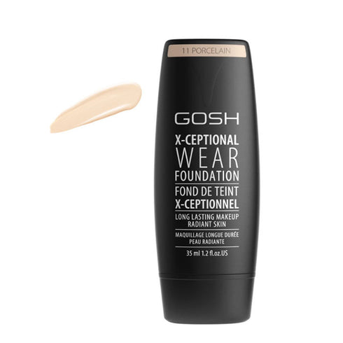 Gosh X-Ceptional Wear Foundation Langanhaltendes Make-up 11 Porzellan 35ml