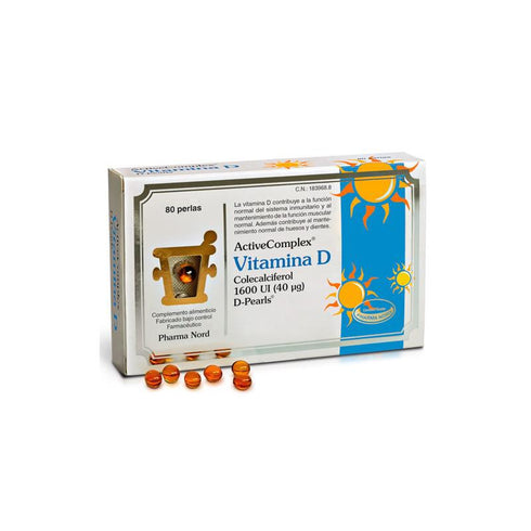 Active Complex Vitamin D 1600UI. 80 Pearls - Jag Couture Beauty