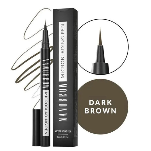 Nanobrow Microblading Pen Dark Brown 1ml Jag Couture Beauty