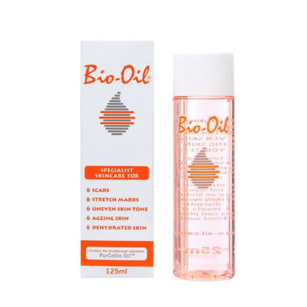 Bio-Öl für Narben, Dehnungsstreifen und feuchtigkeitsarme Haut, 125 ml