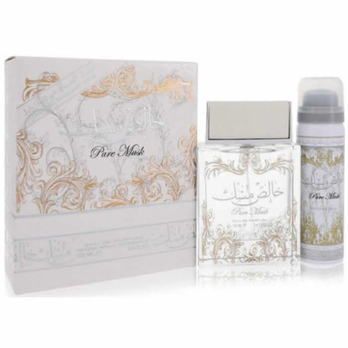LATTAFA PURE MUSK EAU DE PARFUM SPRAY 100ML + DEO ROLL-ON 50ML - Jag Couture Beauty