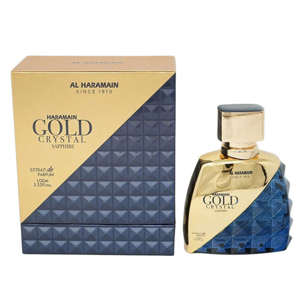 Al Haramain Gold Crystal Sapphire Extracto De Perfume 100ml - Jag Couture Beauty