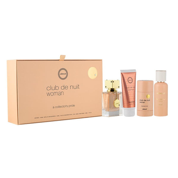 Armaf Club Denuit Woman Eau De Parfum 55un Spray Hair Mist 55ml Desodorante Stick 75ml Crema De Manos 50ml - Jag Couture Beauty