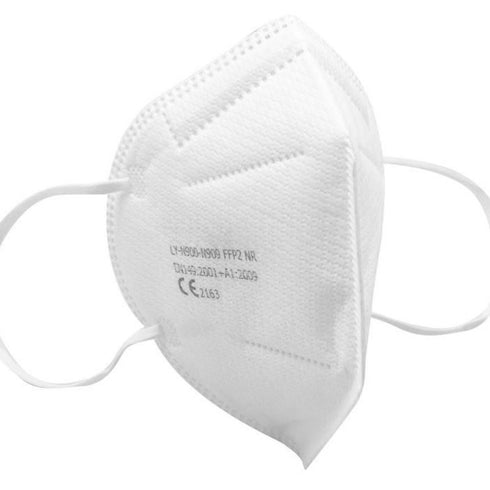 Xinqueen White FFP2 Mask 1 Unit - Jag Couture Beauty