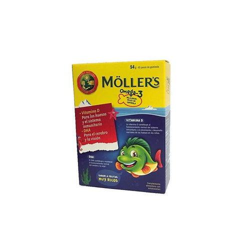 Moller´s Moller's Omega 3 45 Gummy Fishes - Jag Couture Beauty