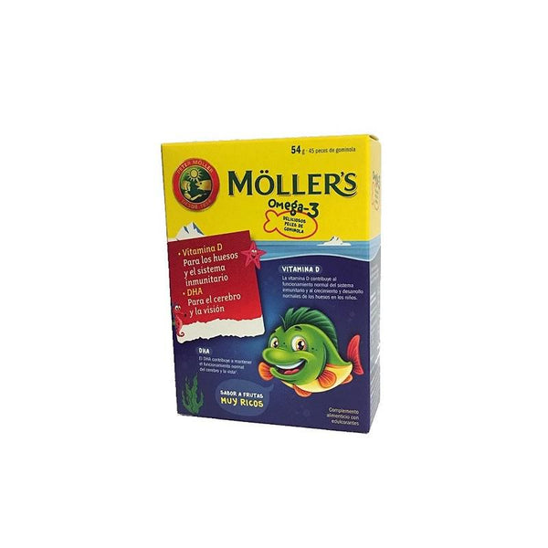 Moller´s Moller's Omega 3 45 Gummy Fishes - Jag Couture Beauty