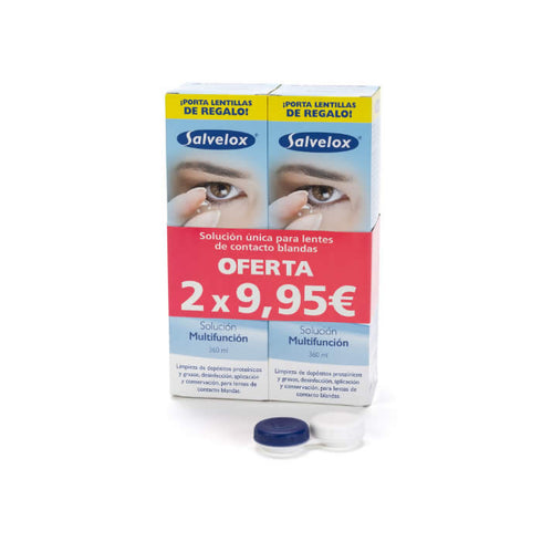 Salvelox Set Kontaktlinsenlösung 2x360ml