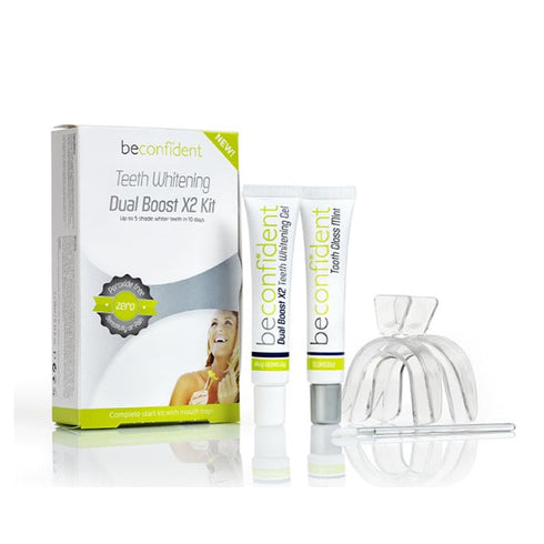 Beconfident Teeth Whitening Dual Boost Kit Set 4 Pieces Jag Couture Beauty