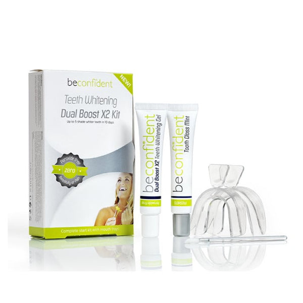 Beconfident Teeth Whitening Dual Boost Kit Set 4 Pieces Jag Couture Beauty