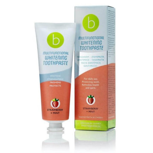 Beconfident Multifunctional Strawberry + Mint Whitening Toothpaste 75ml Jag Couture Beauty