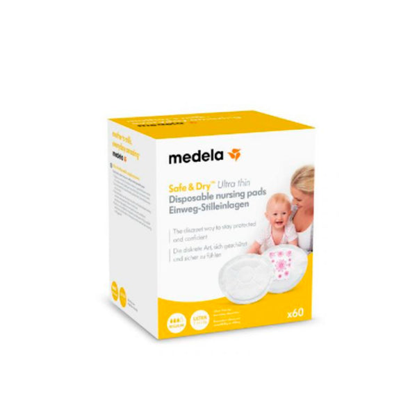Medela Safe & Dry Disposable Absorbent Discs 60U - Jag Couture Beauty