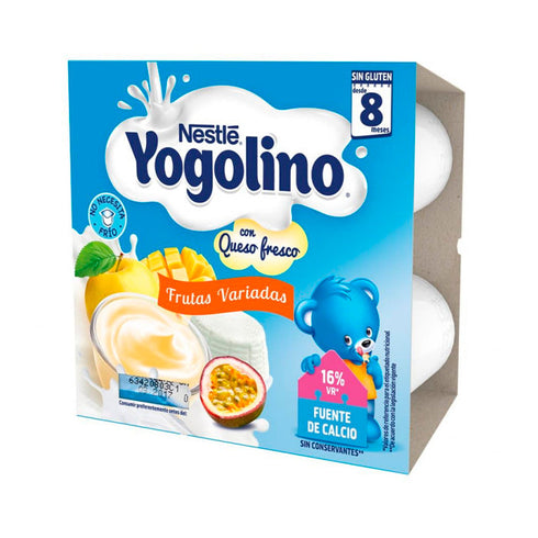 Nestlé Yogolino Fresh Cheese With Assorted Fruits 4x100g Jag Couture Beauty