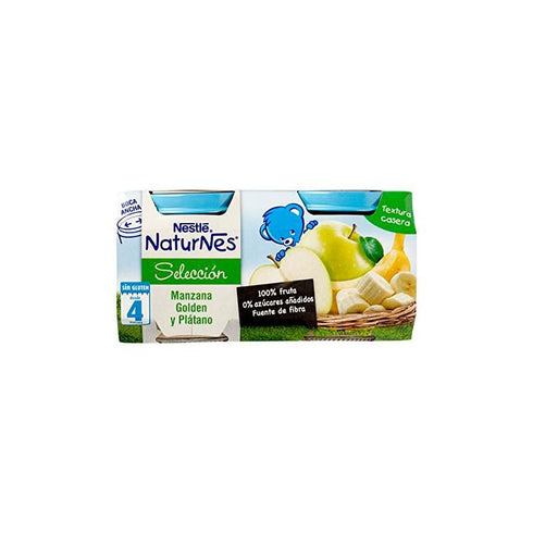Nestle Naturnes Golden Apple and Banana Puree 200g 200g - Jag Couture Beauty