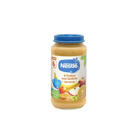 Nestle Nestlé Tarrito 6 Frutas Con Galleta Merienda 6m 250g - Jag Couture Beauty