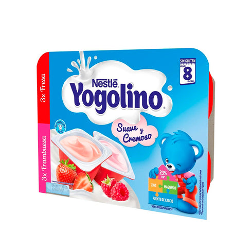 Nestlé Yogolino Strawberry and Raspberry 6x60g - Jag Couture Beauty