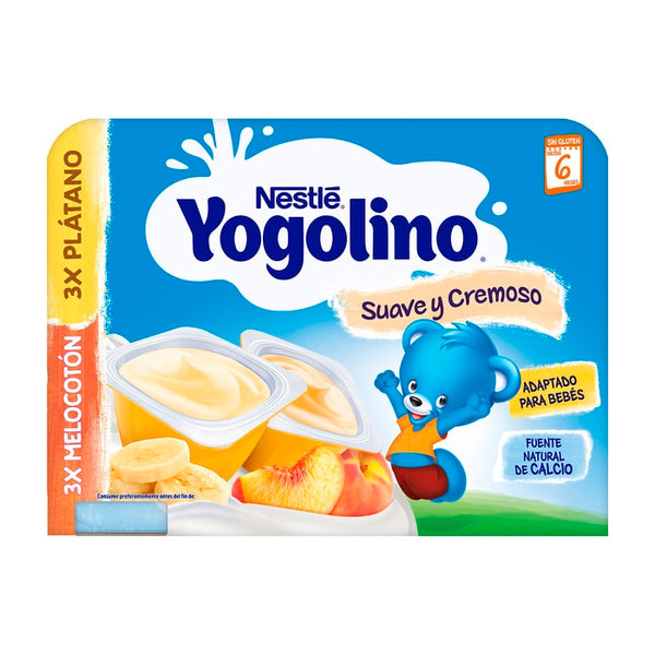 Nestlé Yogolino Banana and Peach 6x60g - Jag Couture Beauty