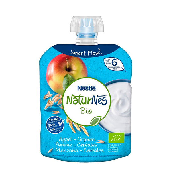 Naturnes Bio Dairy Apple and Cereals 90g - Jag Couture Beauty