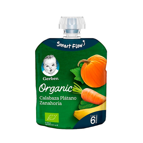 Gerber Organic Pumpkin Banana Carrot 90g - Jag Couture Beauty
