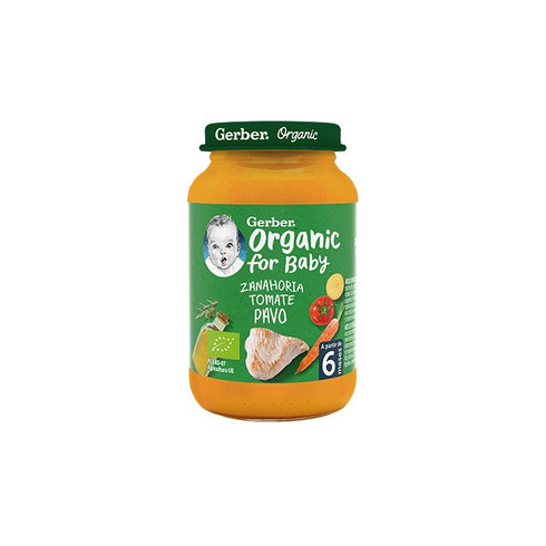 Gerber Organic Carrot Tomato Turkey 1U 190g Jag Couture Beauty