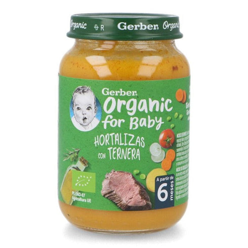 Gerber Organic Vegetables Veal 1U 190g Jag Couture Beauty