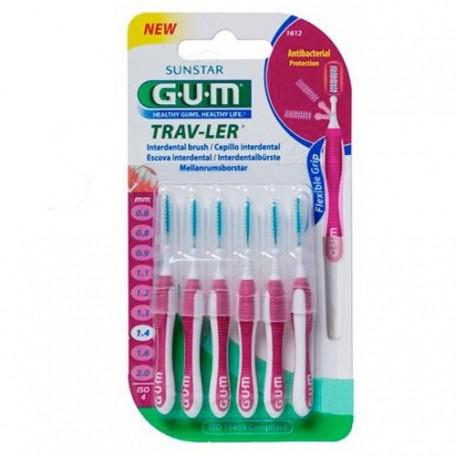 Gum® Interdental Brush Proxabrush Trip 6pcs Jag Couture Beauty