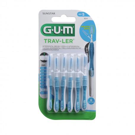 Gum® Interdental Brush 1314 Trip 08mm 6pcs Jag Couture Beauty