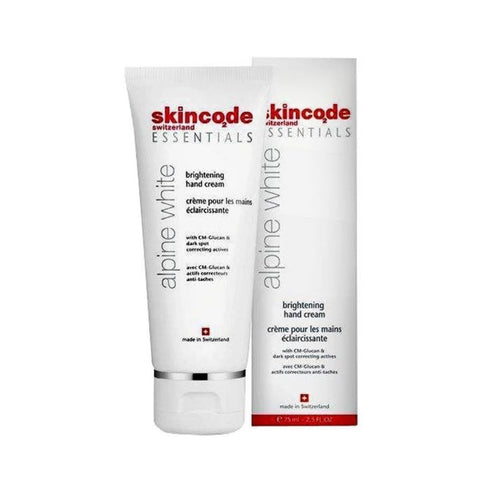 Skincode Essentials Alpine White Brightening Hand Cream 75ml - Jag Couture Beauty