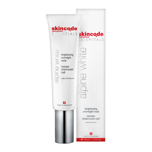 Skincode Essentials Alpine White Brightening Overnight Mask 50ml - Jag Couture Beauty
