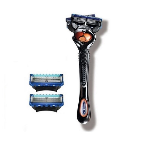 Gillette Fusion Proglide Manual Razor With Flexball Handle Technology And 3 Blades - Jag Couture Beauty