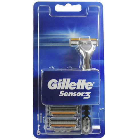 Gillete Sensor 3 Razor And 6 Refill - Jag Couture Beauty