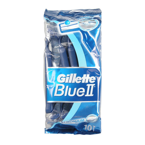 Gillette Blue II Pack 10 Units - Jag Couture Beauty