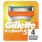 Gillette Fusion Manual Blades Pack Of 4 - Jag Couture Beauty