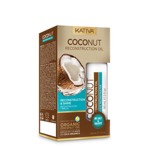 Kativa Coconut Reconstruction Oil 60ml - Jag Couture Beauty