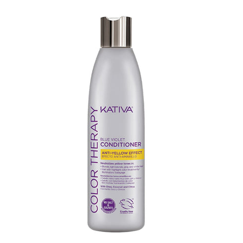 Kativa Blue Violet Anti-Yellow Effect Conditioner 250ml - Jag Couture Beauty