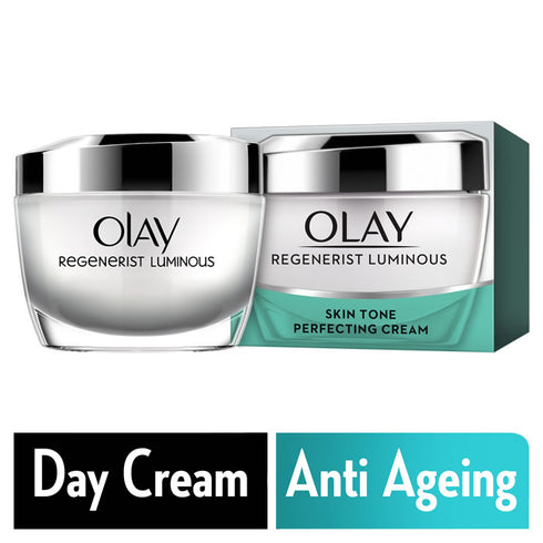 Olay Regenerist Luminous Skin Tone Perfecting Cream Moisturiser 50ml - Jag Couture Beauty