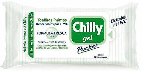Chilly Toallitas Íntimas Formula Fresca Ph5 12 Unidades Jag Couture Beauty