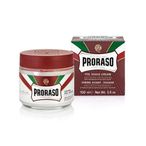 Proraso Red Pre-Shave Cream 100ml Jag Couture Beauty
