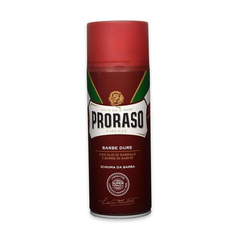 Proraso Barba Dura Espuma De Afeitar Sandalo y Karite 400ml - Jag Couture Beauty