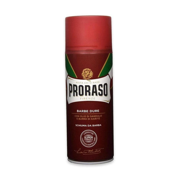Proraso Barba Dura Espuma De Afeitar Sandalo y Karite 400ml - Jag Couture Beauty