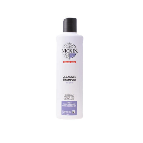 Nioxin System 5 Shampoo Volumizing Weak Fine Hair Chemically Treated Hair 300ml - Jag Couture Beauty